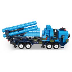 JIESTAR 61025 non  NHIỆM VỤ VINH QUANG TÊN LỬA PHÒNG KHÔNG HONGQI 9 bộ đồ chơi xếp lắp ráp ghép mô hình Movie & Game Phim Và Trò Chơi 569 khối