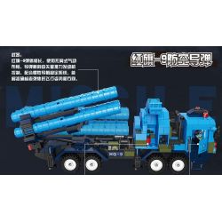 JIESTAR 61025 non  NHIỆM VỤ VINH QUANG TÊN LỬA PHÒNG KHÔNG HONGQI 9 bộ đồ chơi xếp lắp ráp ghép mô hình Movie & Game Phim Và Trò Chơi 569 khối