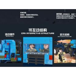 JIESTAR 61025 non  NHIỆM VỤ VINH QUANG TÊN LỬA PHÒNG KHÔNG HONGQI 9 bộ đồ chơi xếp lắp ráp ghép mô hình Movie & Game Phim Và Trò Chơi 569 khối