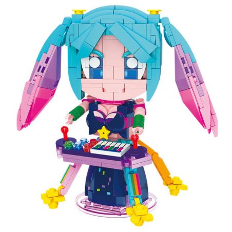 JIESTAR 87306-2 non  LIÊN MINH BIG HEAD NỮ THẦN TRÒ CHƠI ĐIỆN TỬ SINA bộ đồ chơi xếp lắp ráp ghép mô hình Movie & Game Phim Và Trò Chơi 324 khối