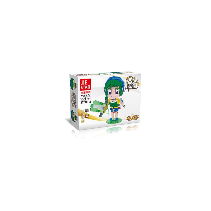 JIESTAR 87303-2 non  LIÊN MINH ĐẦU LỚN ANH HÙNG TRÒ CHƠI ĐIỆN TỬ RAVEN bộ đồ chơi xếp lắp ráp ghép mô hình Movie & Game Phim Và Trò Chơi 296 khối