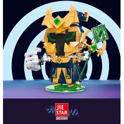 JIESTAR 87302-2 non  LIÊN MINH BIG HEAD NỮ THẦN TRÒ CHƠI ĐIỆN TỬ LADY DOOM bộ đồ chơi xếp lắp ráp ghép mô hình Movie & Game Phim Và Trò Chơi 279 khối
