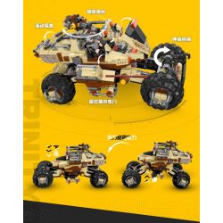 JIESTAR 67005 non  BÌNH MINH BẤT TẬN NHỮNG KẺ ĐỘT KÍCH LINH DƯƠNG ĐẦU BÒ bộ đồ chơi xếp lắp ráp ghép mô hình 633 khối