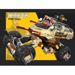 JIESTAR 67005 non  BÌNH MINH BẤT TẬN NHỮNG KẺ ĐỘT KÍCH LINH DƯƠNG ĐẦU BÒ bộ đồ chơi xếp lắp ráp ghép mô hình 633 khối