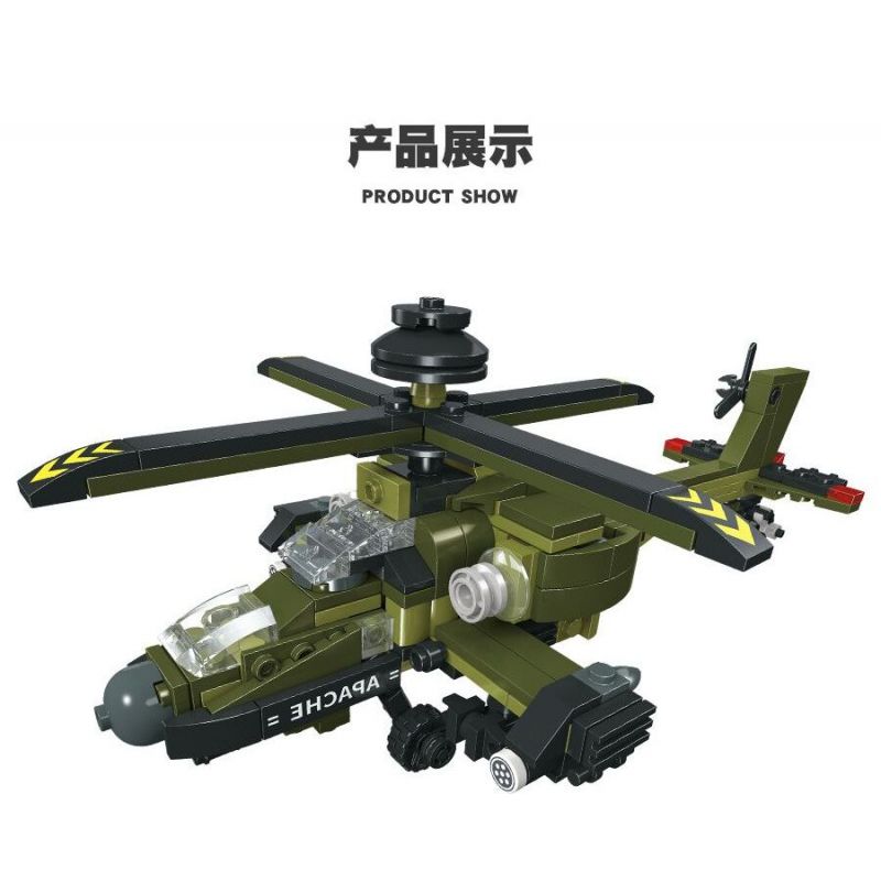 JIESTAR 61022 non  SỨ MỆNH VINH QUANG CÁC MÔ HÌNH BIỂN LỤC QUÂN VÀ KHÔNG 12 bộ đồ chơi xếp lắp ráp ghép mô hình Military Army Quân Sự Bộ Đội