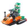 JIESTAR 24004 non  QUAN SÁT ĐÁY BIỂN bộ đồ chơi xếp lắp ráp ghép mô hình City Thành Phố 34 khối
