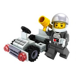 JIESTAR 26005 non  ĐĂNG NHẬP VÀO XE THÁM HIỂM bộ đồ chơi xếp lắp ráp ghép mô hình 36 khối