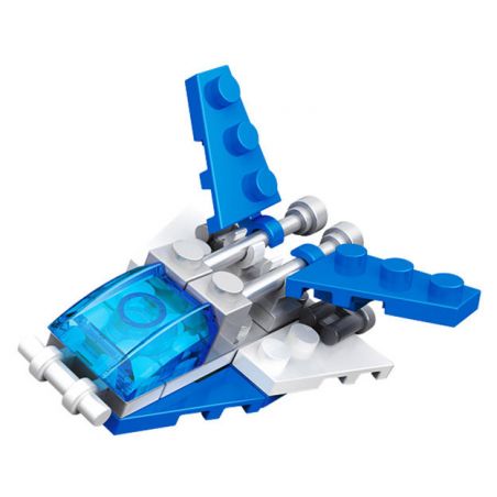 JIESTAR 26002 non  TÀU TRINH SÁT ẨN bộ đồ chơi xếp lắp ráp ghép mô hình 18 khối