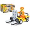 JIESTAR 21003 non  XE NÂNG bộ đồ chơi xếp lắp ráp ghép mô hình City Thành Phố 37 khối