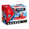 JIESTAR 22003 non  THUYỀN CỨU HỎA bộ đồ chơi xếp lắp ráp ghép mô hình City Thành Phố 23 khối