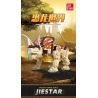 JIESTAR 92450 non  THẾ GIỚI KHỦNG LONG TRICERATOPS bộ đồ chơi xếp lắp ráp ghép mô hình 1215 khối
