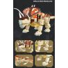 JIESTAR 92450 non  THẾ GIỚI KHỦNG LONG TRICERATOPS bộ đồ chơi xếp lắp ráp ghép mô hình 1215 khối