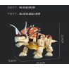 JIESTAR 92450 non  THẾ GIỚI KHỦNG LONG TRICERATOPS bộ đồ chơi xếp lắp ráp ghép mô hình 1215 khối