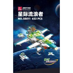 JIESTAR 58011 non  THIÊN HÀ TRONG MƠ KẺ LANG THANG GIỮA CÁC VÌ SAO 6 TỔ HỢP bộ đồ chơi xếp lắp ráp ghép mô hình 653 khối