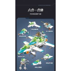 JIESTAR 58011 non  THIÊN HÀ TRONG MƠ KẺ LANG THANG GIỮA CÁC VÌ SAO 6 TỔ HỢP bộ đồ chơi xếp lắp ráp ghép mô hình 653 khối