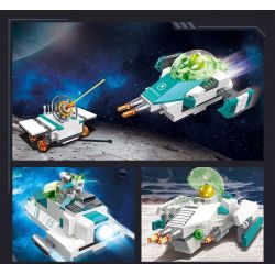 JIESTAR 58011 non  THIÊN HÀ TRONG MƠ KẺ LANG THANG GIỮA CÁC VÌ SAO 6 TỔ HỢP bộ đồ chơi xếp lắp ráp ghép mô hình 653 khối