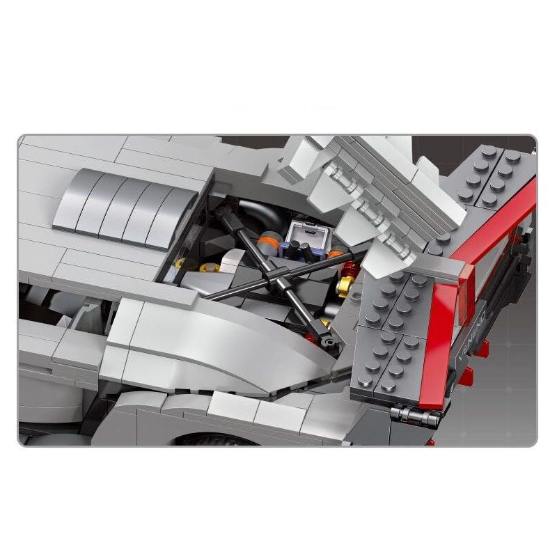 JIESTAR 92007 non  XE THỂ THAO LAMBORGHINI VENENO tỷ lệ 1:14 bộ đồ chơi xếp lắp ráp ghép mô hình Creator VENENE Sáng Tạo 1434 khối