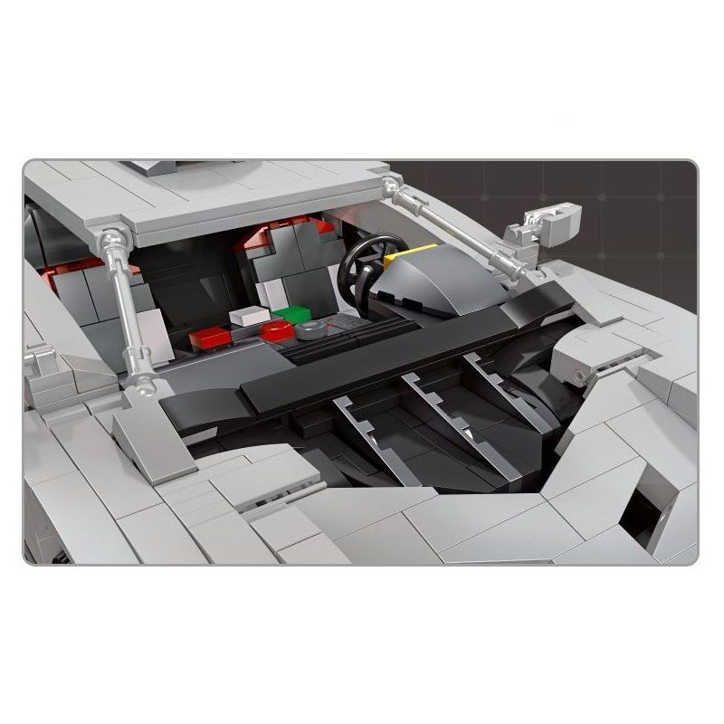 JIESTAR 92007 non  XE THỂ THAO LAMBORGHINI VENENO tỷ lệ 1:14 bộ đồ chơi xếp lắp ráp ghép mô hình Creator VENENE Sáng Tạo 1434 khối