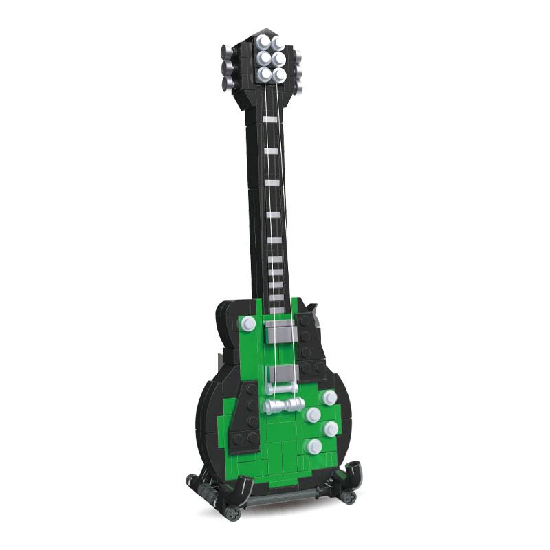 JIESTAR 87501 non Lego ĐÀN GUITAR ĐIỆN bộ đồ chơi xếp lắp ráp ghép mô hình Creator Sáng Tạo 215 khối