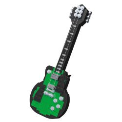 JIESTAR 87501 non  ĐÀN GUITAR ĐIỆN bộ đồ chơi xếp lắp ráp ghép mô hình Creator Sáng Tạo 215 khối