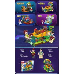 JIESTAR 87003 non  CÂU LẠC BỘ TRÒ CHƠI ĐIỆN TỬ 4 LOẠI bộ đồ chơi xếp lắp ráp ghép mô hình City Thành Phố 771 khối