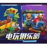 JIESTAR 87003 non  CÂU LẠC BỘ TRÒ CHƠI ĐIỆN TỬ 4 LOẠI bộ đồ chơi xếp lắp ráp ghép mô hình City Thành Phố 771 khối