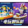 JIESTAR 87002 non  CÂU LẠC BỘ TRÒ CHƠI ĐIỆN TỬ 4 LOẠI bộ đồ chơi xếp lắp ráp ghép mô hình City Thành Phố 764 khối