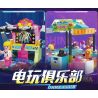 JIESTAR 87001 non  CÂU LẠC BỘ TRÒ CHƠI ĐIỆN TỬ 4 LOẠI bộ đồ chơi xếp lắp ráp ghép mô hình City Thành Phố 777 khối