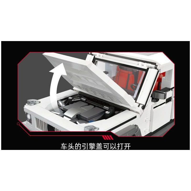 JIESTAR 92021 non  XE ĐỊA HÌNH G63 tỷ lệ 1:14 bộ đồ chơi xếp lắp ráp ghép mô hình Creator Sáng Tạo 1604 khối