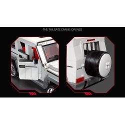 JIESTAR 92021 non  XE ĐỊA HÌNH G63 tỷ lệ 1:14 bộ đồ chơi xếp lắp ráp ghép mô hình Creator Sáng Tạo 1604 khối