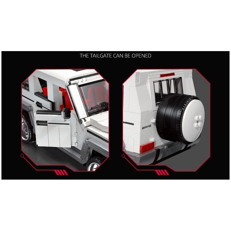 JIESTAR 92021 non  XE ĐỊA HÌNH G63 tỷ lệ 1:14 bộ đồ chơi xếp lắp ráp ghép mô hình Creator Sáng Tạo 1604 khối