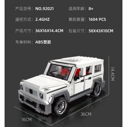 JIESTAR 92021 non  XE ĐỊA HÌNH G63 tỷ lệ 1:14 bộ đồ chơi xếp lắp ráp ghép mô hình Creator Sáng Tạo 1604 khối