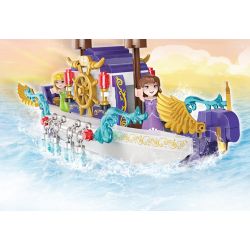 COGO 13294 non  CÔNG CHÚA PHÉP THUẬT PHI THUYỀN DIỆU CỦA bộ đồ chơi xếp lắp ráp ghép mô hình Girl FAIRY Con Gái 358 khối