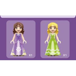 COGO 13294 non  CÔNG CHÚA PHÉP THUẬT PHI THUYỀN DIỆU CỦA bộ đồ chơi xếp lắp ráp ghép mô hình Girl FAIRY Con Gái 358 khối