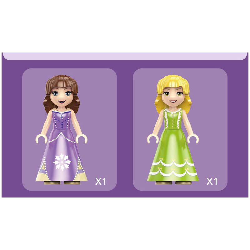 COGO 13294 non  CÔNG CHÚA PHÉP THUẬT PHI THUYỀN DIỆU CỦA bộ đồ chơi xếp lắp ráp ghép mô hình Girl FAIRY Con Gái 358 khối