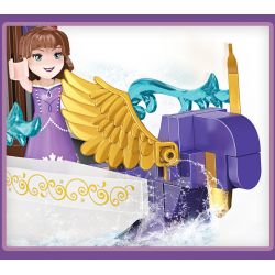 COGO 13294 non  CÔNG CHÚA PHÉP THUẬT PHI THUYỀN DIỆU CỦA bộ đồ chơi xếp lắp ráp ghép mô hình Girl FAIRY Con Gái 358 khối