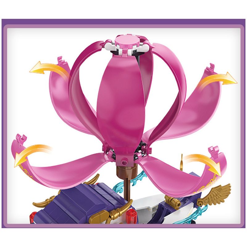 COGO 13294 non  CÔNG CHÚA PHÉP THUẬT PHI THUYỀN DIỆU CỦA bộ đồ chơi xếp lắp ráp ghép mô hình Girl FAIRY Con Gái 358 khối