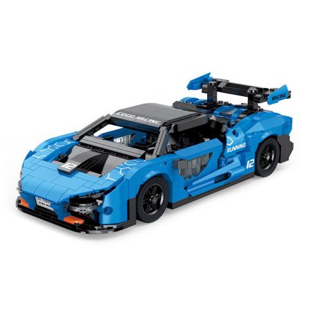 COGO 15824 non  MCLAREN SENNA bộ đồ chơi xếp lắp ráp ghép mô hình Racers Đua Tốc Độ 954 khối