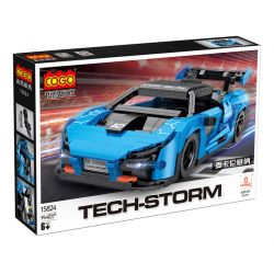 COGO 15824 non  MCLAREN SENNA bộ đồ chơi xếp lắp ráp ghép mô hình Racers Đua Tốc Độ 954 khối
