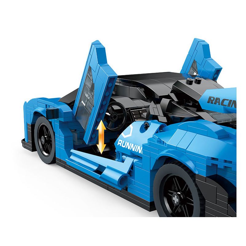 COGO 15824 non  MCLAREN SENNA bộ đồ chơi xếp lắp ráp ghép mô hình Racers Đua Tốc Độ 954 khối