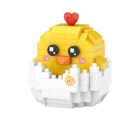 LOZ 8611 non  GÀ CON bộ đồ chơi xếp lắp ráp ghép mô hình CHICK 150 khối