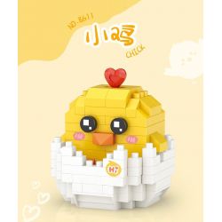 LOZ 8611 non  GÀ CON bộ đồ chơi xếp lắp ráp ghép mô hình CHICK 150 khối
