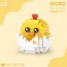 LOZ 8611 non  GÀ CON bộ đồ chơi xếp lắp ráp ghép mô hình CHICK 150 khối