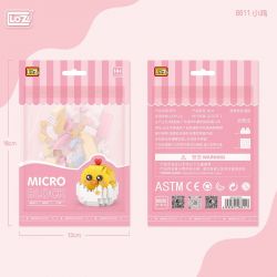 LOZ 8611 non  GÀ CON bộ đồ chơi xếp lắp ráp ghép mô hình CHICK 150 khối