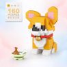 LOZ 8605 non  CORGI bộ đồ chơi xếp lắp ráp ghép mô hình 160 khối