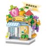 LOZ 8603 non  CỬA HÀNG TRÁI CÂY TƯƠI bộ đồ chơi xếp lắp ráp ghép mô hình FRESH FRUIT SHOP