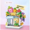 LOZ 8603 non  CỬA HÀNG TRÁI CÂY TƯƠI bộ đồ chơi xếp lắp ráp ghép mô hình FRESH FRUIT SHOP