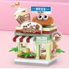LOZ 8602 non  QUÁN CÀ PHÊ bộ đồ chơi xếp lắp ráp ghép mô hình COFFEE SHOP 120 khối