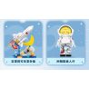 SEMBO 203356 non  TÊN LỬA SIÊU DỄ THƯƠNG LONG MARCH 5B DU HÀNH TRONG THIÊN bộ đồ chơi xếp lắp ráp ghép mô hình City Thành Phố