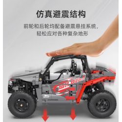 CADA DOUBLEE C62006 62006 non  XE ĐỊA HÌNH WILDCAT tỷ lệ 1:12 bộ đồ chơi xếp lắp ráp ghép mô hình  WILDCAT XX Kỹ Thuật Công Nghệ Cao Mô Hình Phương Tiện 686 khối